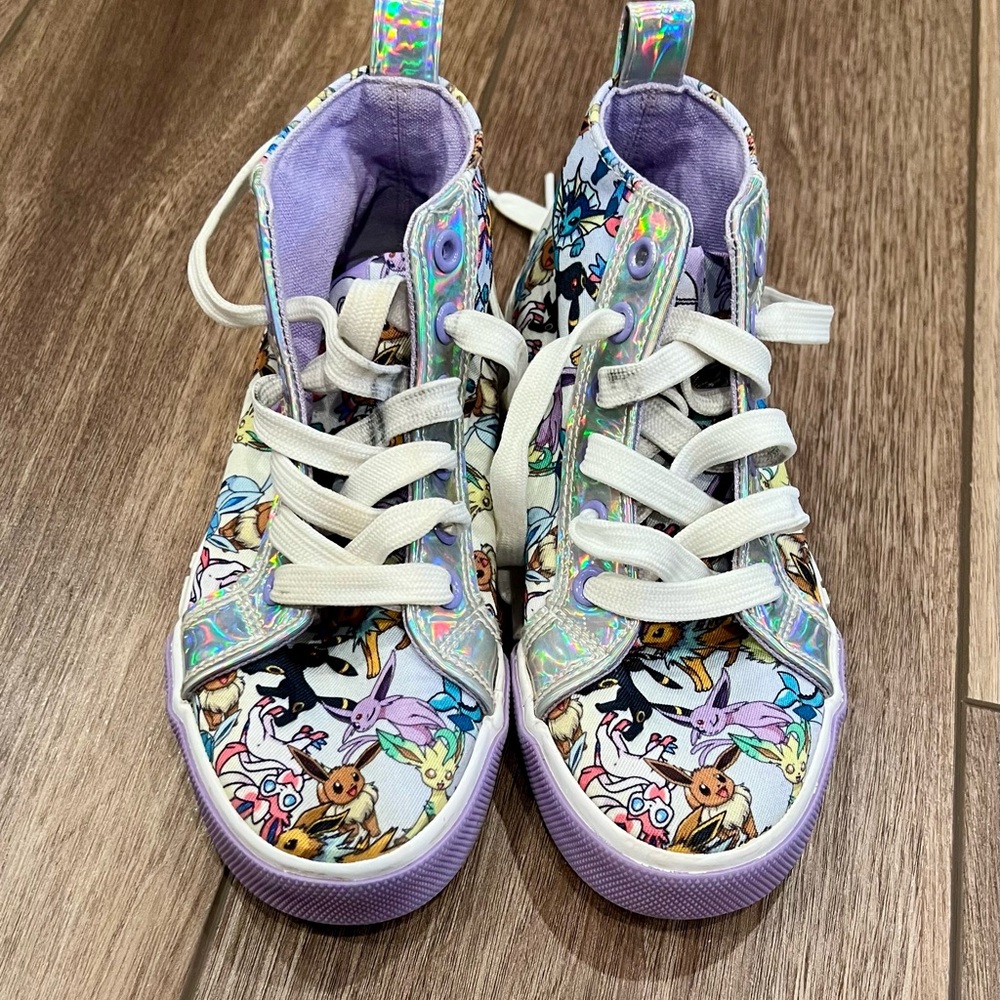 Pokémon Kids Character Print High-Top Sneakers